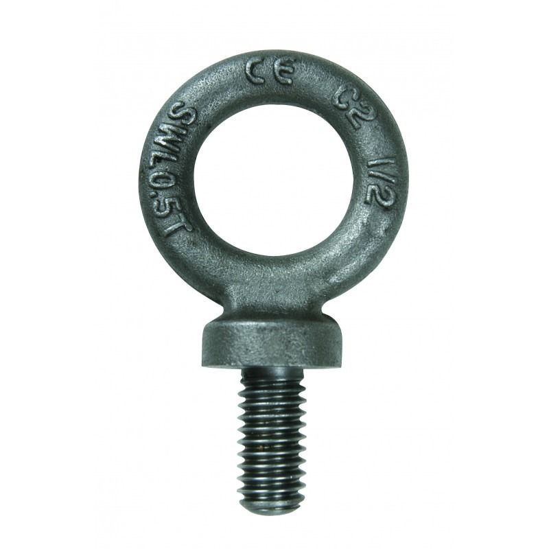 M12 - Lifting Eye Bolt Dynamo Stamped & Tested - Self Colour - Pack of 5