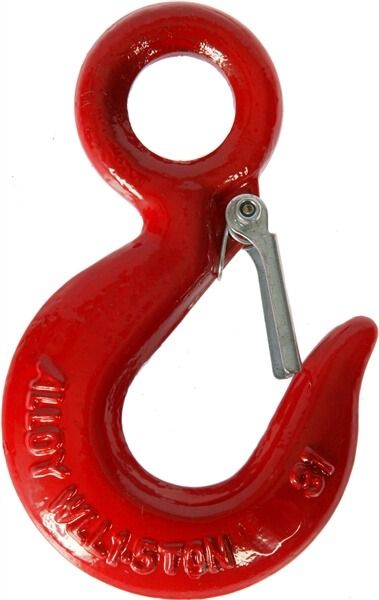 7.00 Tonnes S.W.L. - Eye Hook Safety Catch - Alloy Steel