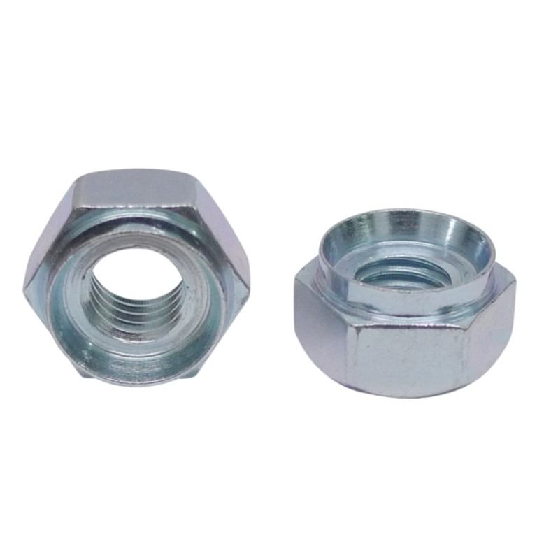 M8 x 8G - Hank Rivet Bush Hexagon Pattern - BZP - Pack of 25