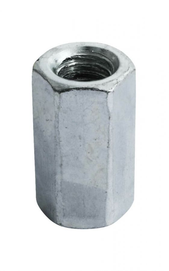 M16 x 48mm (L) - Stud and Connector Nut - BZP - Pack of 5