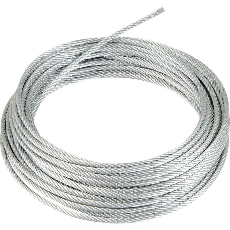 2mm x 1mtr - Wire Rope - Galvanised