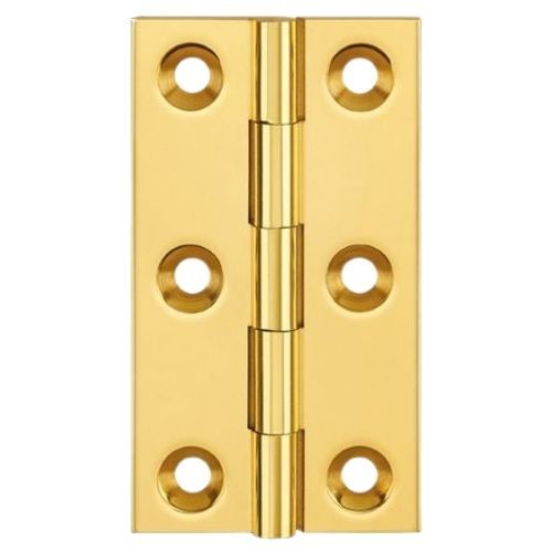 75mm x 40mm - Butt Hinge - Brass - Pair