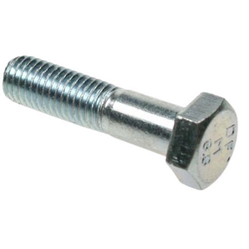 M12 x 45mm - Hexagon Bolt DIN 931 Grade 8.8 - BZP - Pack of 50
