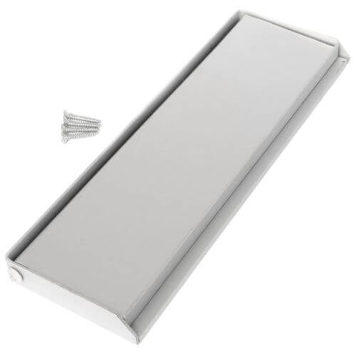 305mm x 76mm - Letter Plate - Front Fix - Aluminium