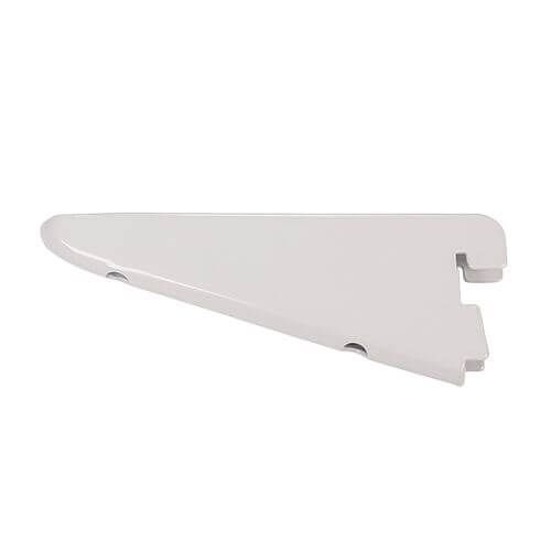 120mm - Twin Slot Shelf Bracket - White