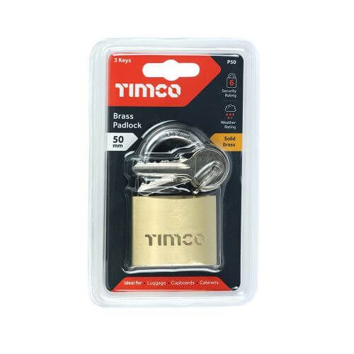 50mm - Brass Padlock