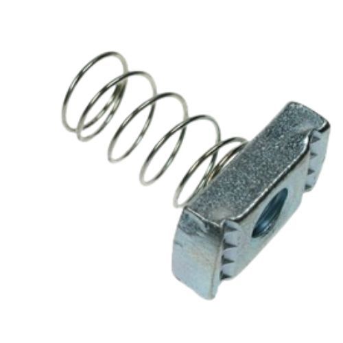 M8 - Spring Back Nut Long Spring - BZP - Pack of 25