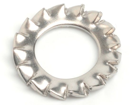 M5 - Serrated Shakeproof Washer External Type A DIN 6798 - A2 Stainless Steel - Pack of 100