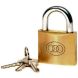 25mm - Brass Padlock Tri-Circle