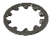 M2 - Serrated Shakeproof Washer Internal Type J DIN 6798 - Self Colour - Pack of 50