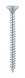 3mm x 16mm - Chipboard Woodscrew Hardened Pozidrive Countersunk - BZP - Pack of 200