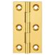 65mm x 35mm - Butt Hinge - Brass - Pair