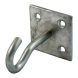 50mm x 50mm - Chain Hook On Plate - Galvanised
