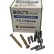 7.5mm x 60mm - Concrete Screws - Includes 10 TX30 Bits - Industry Pack of 1000