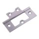 60mm - Flush Hinge - BZP - Pair
