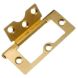 75mm - Flush Hinge - Electro Brass - Pair