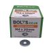 M4 x 20mm - Repair Penny Washer - BZP - Industry Pack of 1000