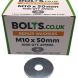 M10 x 50mm - Repair Penny Washer - BZP - Industry Pack of 1000