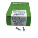 M6 x 20mm - Hexagon Set Screw DIN 933 Grade 8.8 - BZP - Industry Pack of 1000