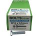 M12 x 50mm - Hexagon Set Screw DIN 933 Grade 8.8 - BZP - Industry Pack of 1000