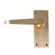 Latch Door Handle - Victorian - Brass - Pair