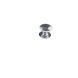 25mm - Cupboard Knob - Victorian - Satin Chrome - Pack of 2