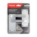 Latch Door Handle - Victorian Straight - Satin Chrome - Pair