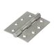 101mm x 76mm x 3mm - Ball Bearing Fire Door Hinge Grade 13 - Satin Stainless Steel - Pair