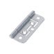 63mm x 37mm - Flush Hinge - BZP - Pair