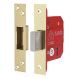 5 Lever Deadlock - British Standard - Electro Brass