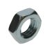 M8 x 1.00P Left Hand - Lock Nut Hexagon - BZP - Pack of 5