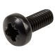 M2 x 10mm - Machine Screw Pan Head Pozidrive DIN 7985 - Chemical Black - Pack of 200