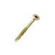 4mm x 30mm - Woodscrew Vortex T20 Torx Drive Countersunk - YBZP - Pack of 200